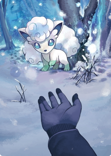 Alolan Vulpix Card (GR 21/145) Paint-Over