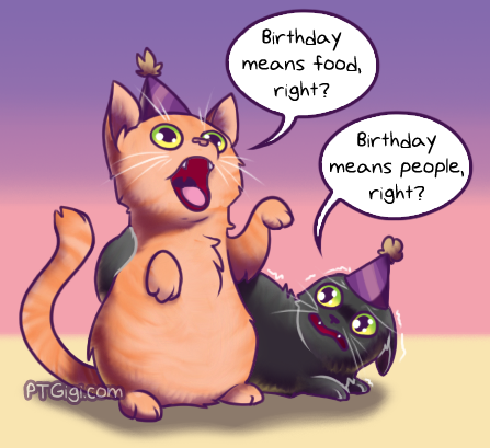 Cats! (and less importantly, my birthday)